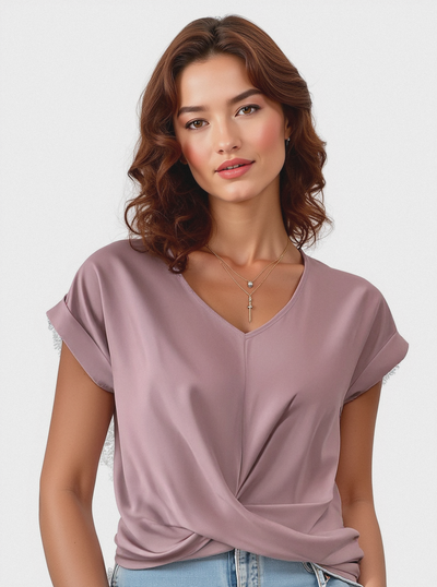 Marta™ | Camiseta drapeada
