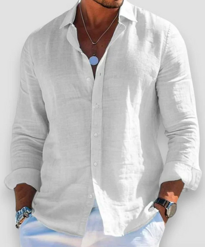 Javier | Blusa de lino de verano