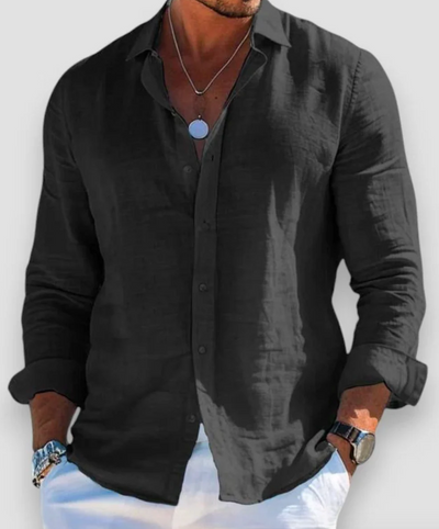 Javier | Blusa de lino de verano