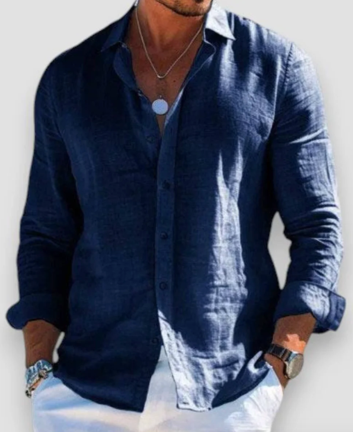 Javier | Blusa de lino de verano
