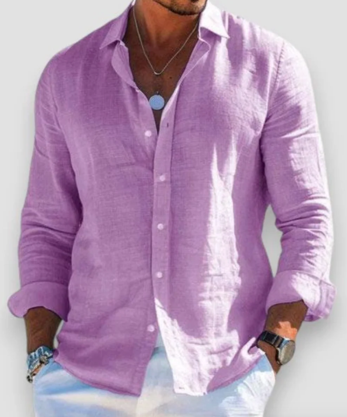 Javier | Blusa de lino de verano