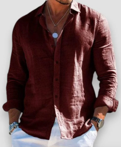 Javier | Blusa de lino de verano