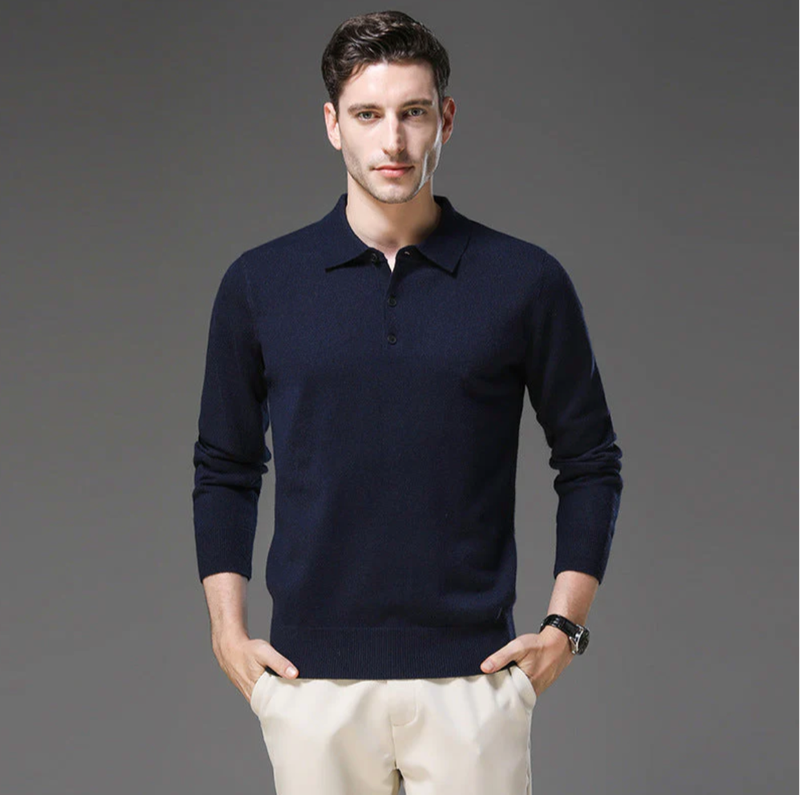 Sergio | Polo de cachemir