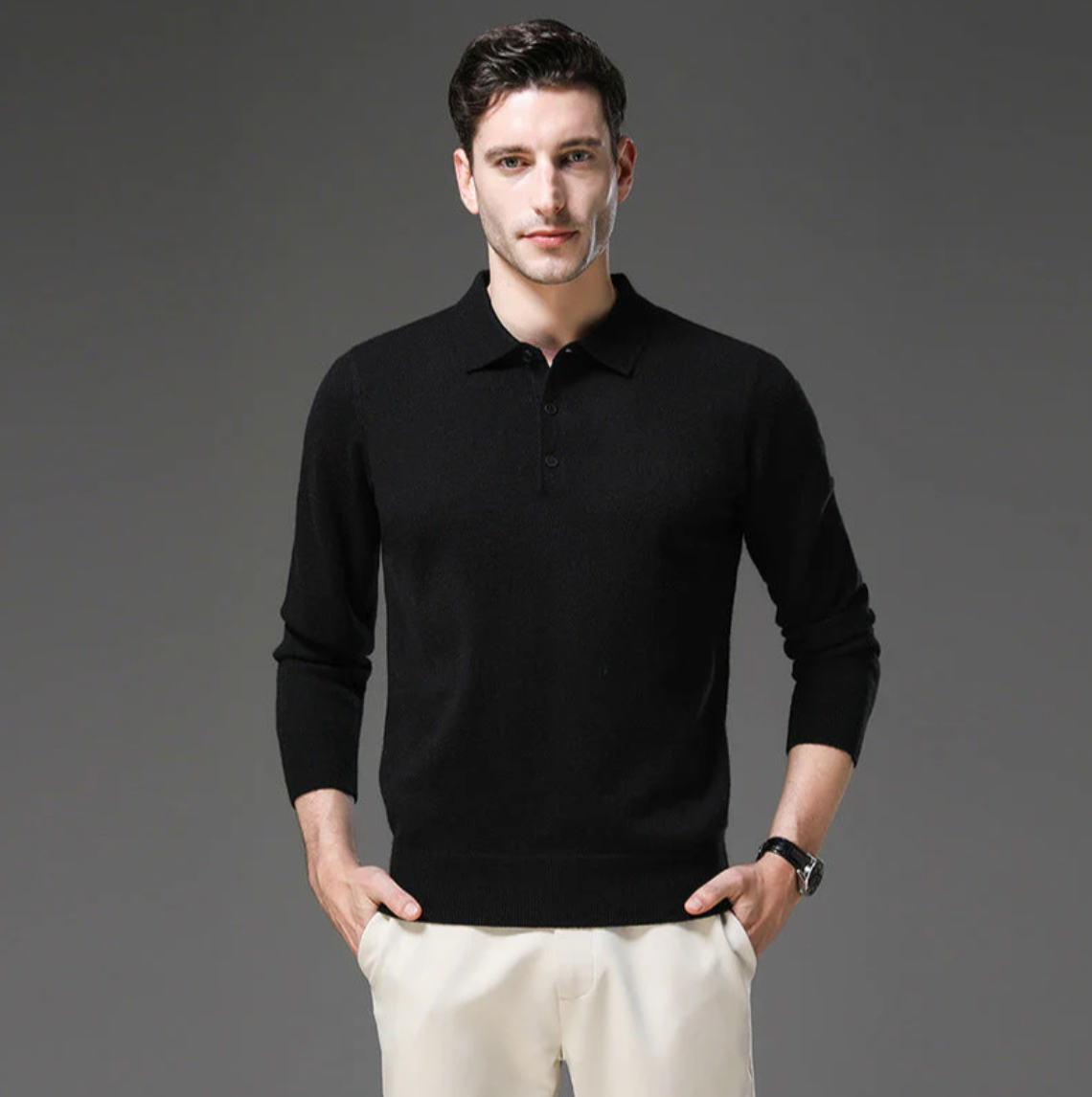 Sergio | Polo de cachemir
