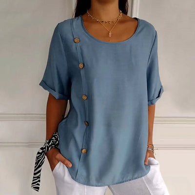 Natalia™ | Blusa con botones